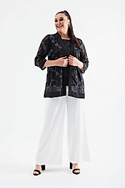 KREP KUMAŞ PANTOLON BEYAZ