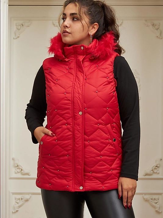 KIRMIZI KAPİTONE YELEK