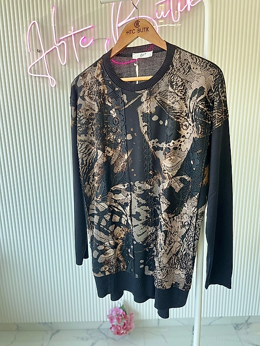 TÜL GARNİLİ TRİKO TUNİK