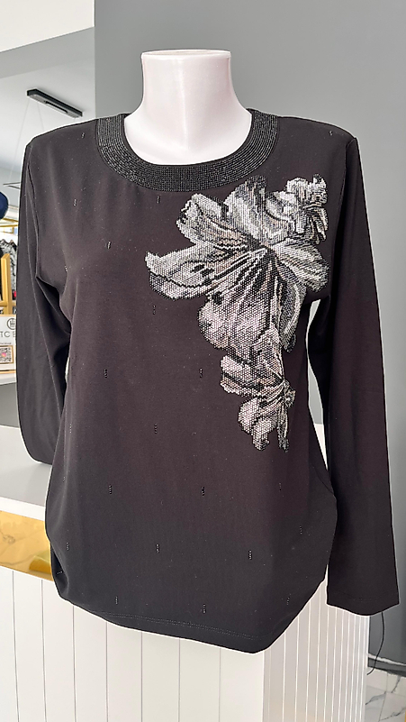 KRSİTAL TAŞLI BLUZ