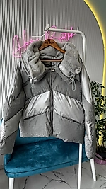 SEDEFLİ KÜRK YAKA MONT