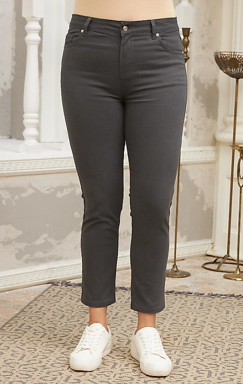 GRİ PAMUK KOT PANTOLON