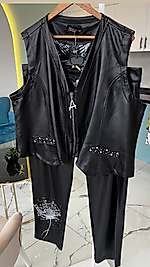 DERİ YELEKLİ TAKIM