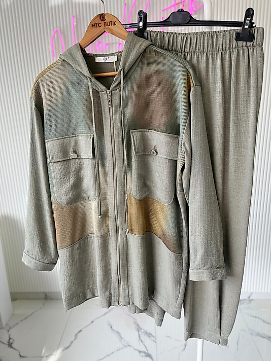 FİLE DETAYLI YEŞİL TAKIM