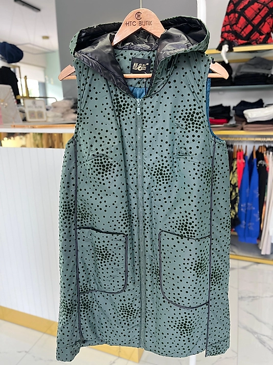 HAKİ DESENLİ YELEK