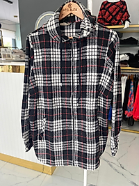 SİYAH ODUNCU GÖMLEK