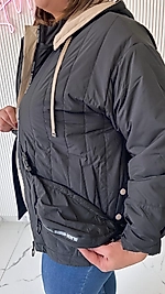 BEL ÇANTALI VE OMUZ ASKILI MONT SİYAH